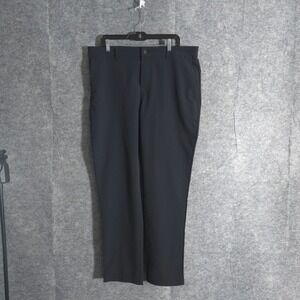 Banana Republic Performance Pants Mens 38x32 Black Polyester Blend Trousers Golf